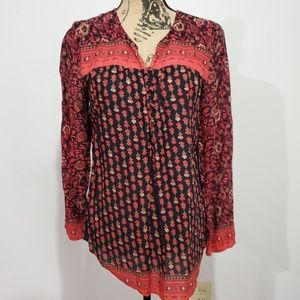 Lucky Brand boho blouse